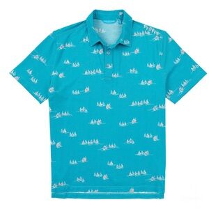 Tori Richard S “SeaBreeze Performance Polo” - Sailboats Polo/Golf polo